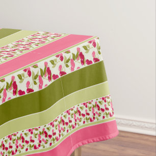 Nappe Motif estival lumineux de rayures multicolores 