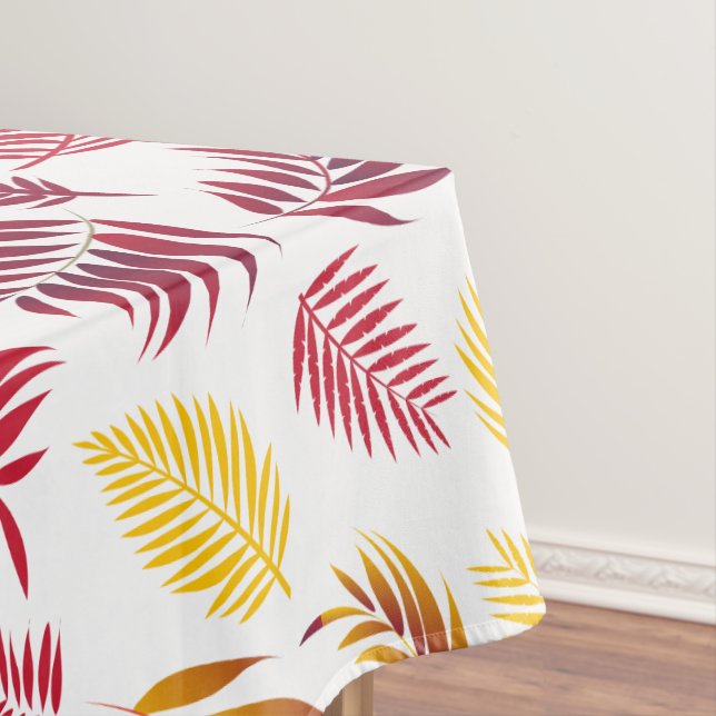 Nappe Motif Feuille tropical 20 (In Situ)