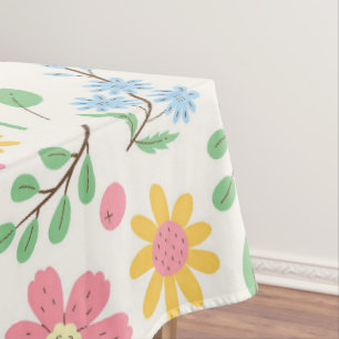 Nappe Motif Fleur sauvage