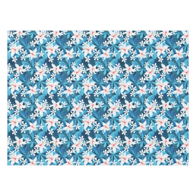 Nappe Motif floral 2 de ketmie tropicale (Devant (Horizontal))