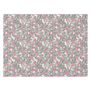 Nappe Motif floral avec des oiseaux de bande dessinée