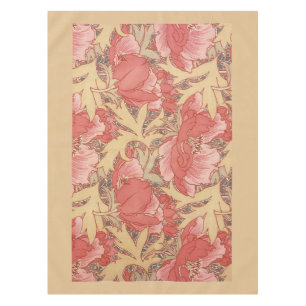 Nappe Motif floral de Nouveau d'art de pavots de William