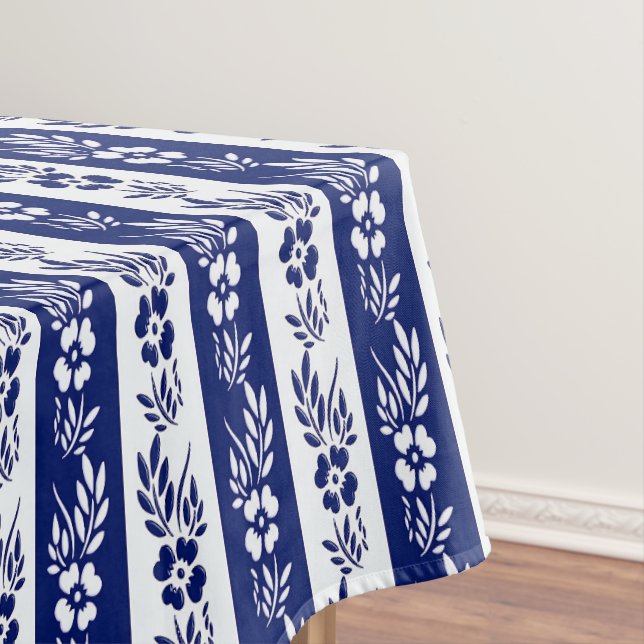 Nappe Motif floral de rayures (In Situ)