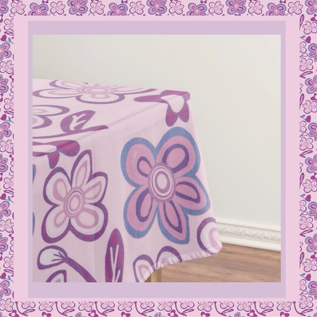 Nappe Motif Floral doux (Créateur téléchargé)