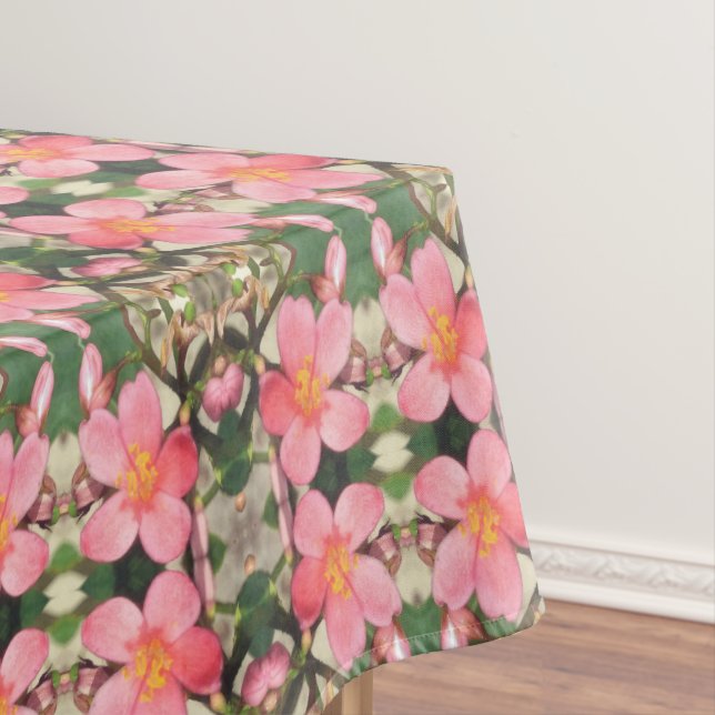 Nappe Motif floral rose (In Situ)