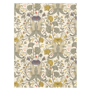 Nappe Motif floral vintage sans couture sur fond crème