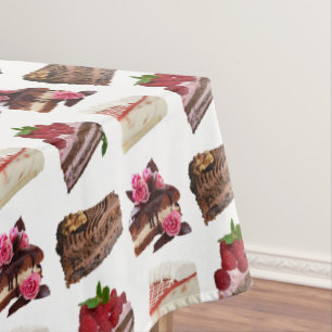 Nappe Motif gâteaux délicieux pour amateurs de gâteaux
