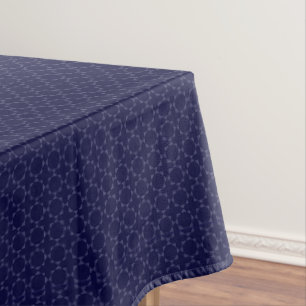 Nappe Motif géométrique islamique bleu foncé