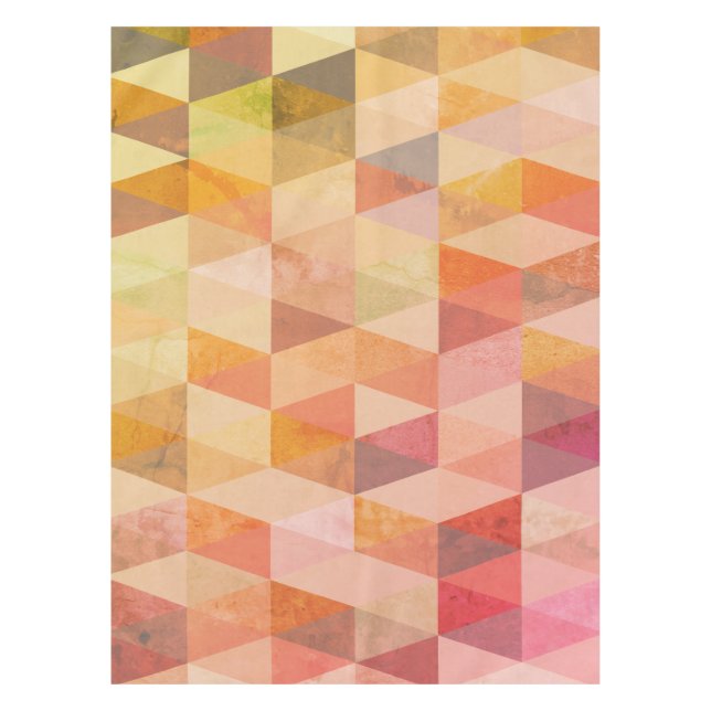 Nappe Motif géométrique Triangle souple (Devant)