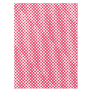 Nappe Motif Gingham Rouge et Blanc Classique Rustique