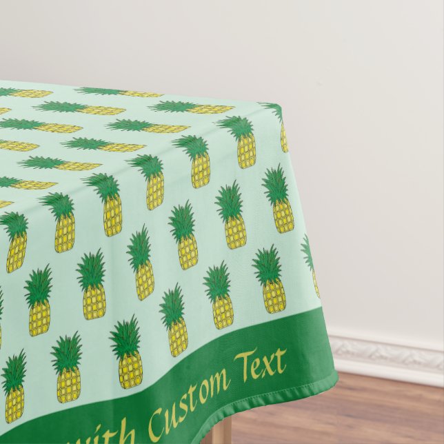 Nappe Motif hawaïen tropical à l'ananas (In Situ)