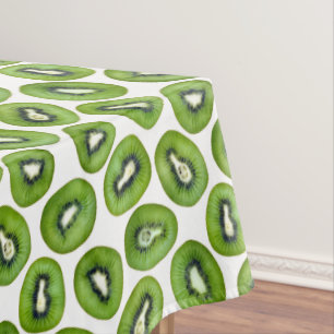Nappe Motif Kiwi vert