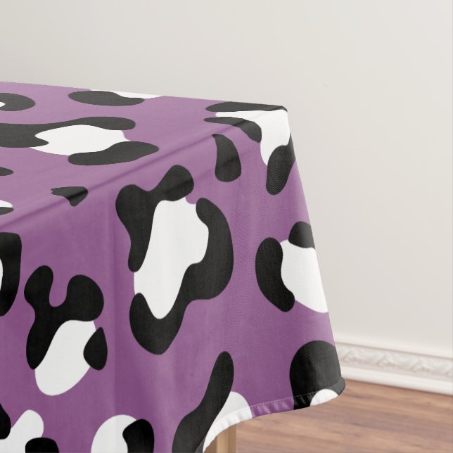 Nappe Motif léopard, Spots léopards, Leopard pourpre (In Situ)