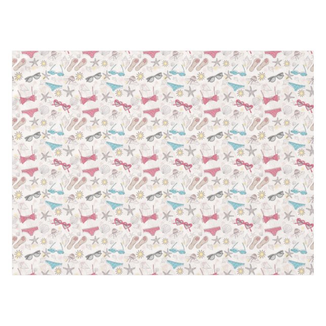 Nappe Motif mignon d'abrégé sur été (Devant (Horizontal))