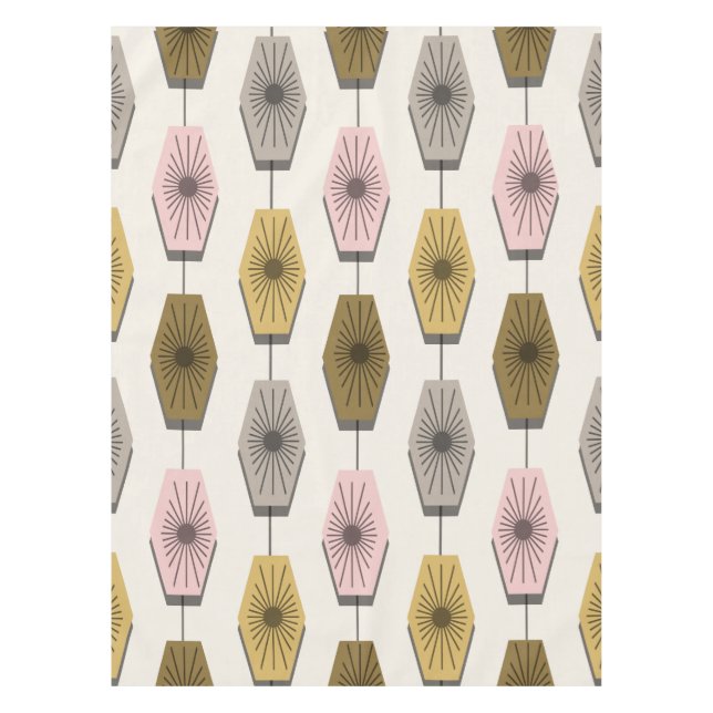 Nappe Motif moderne du milieu du siècle (Devant)