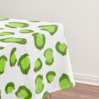 Motif moderne Léopard de neige Vert Poster de anim