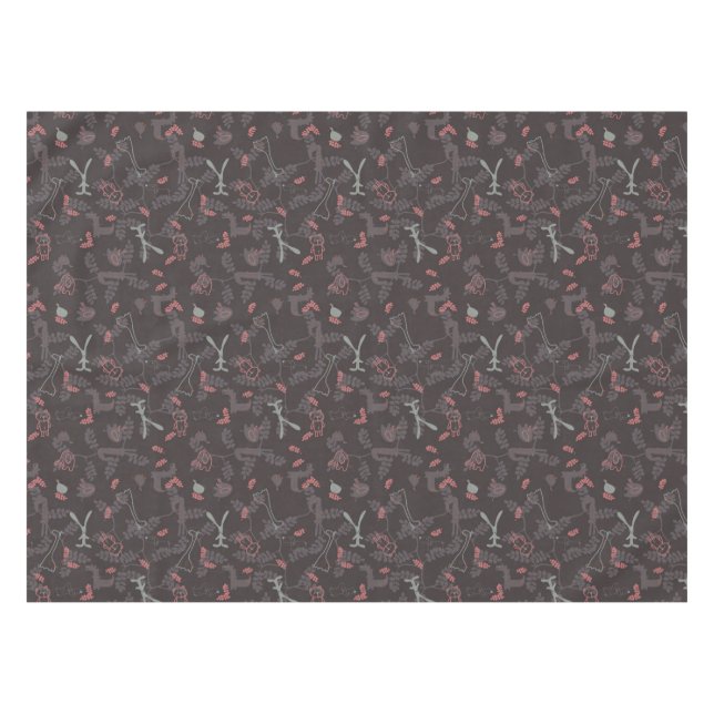 Nappe motif montrant les animaux 1 de bébé (Devant (Horizontal))