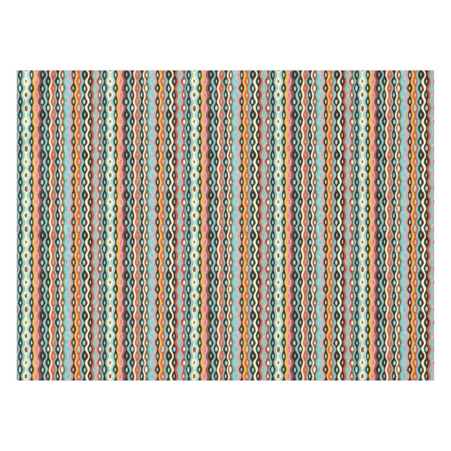 Nappe motif multicolore Abstrait (Devant (Horizontal))