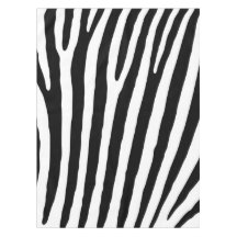 Motif noir et blanc d'impression de zèbre