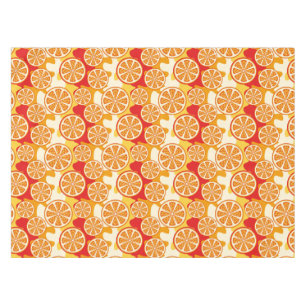 Nappe motif orange