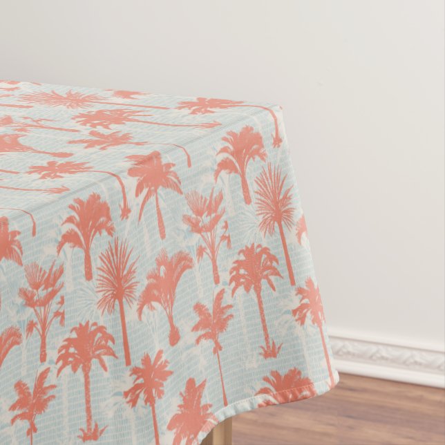 Nappe Motif Pastel Palm Tree (In Situ)