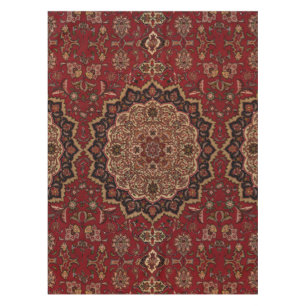 Nappe Motif persan vintage d'accent oriental