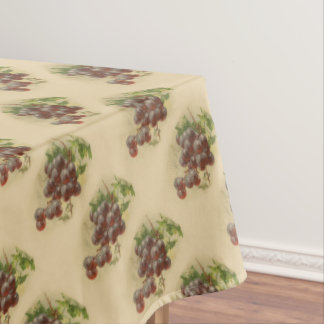 Nappe Motif pourpre vintage de raisins