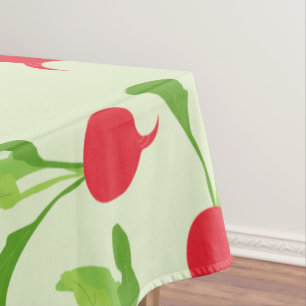 Nappe Motif Radish Red Green