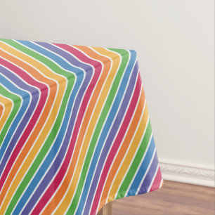 Nappe Motif Rainbow Stripes