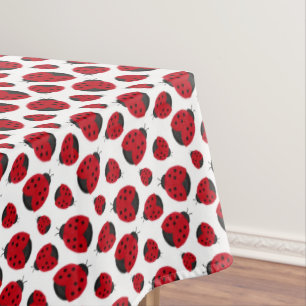 Nappe Motif Red Ladybug