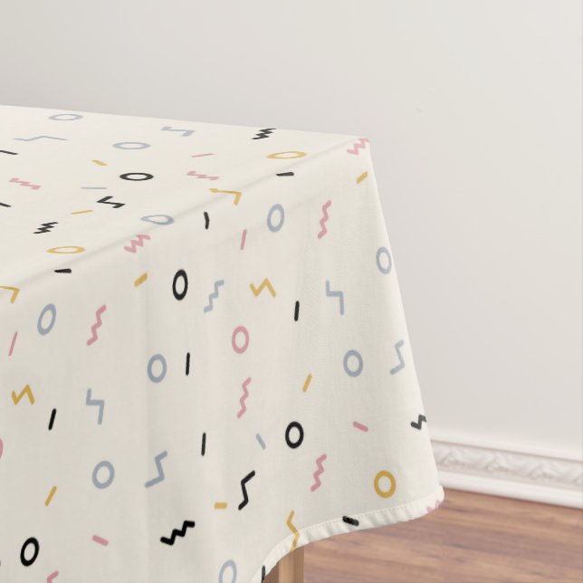 Nappe Motif Retro Squiggle (In Situ)