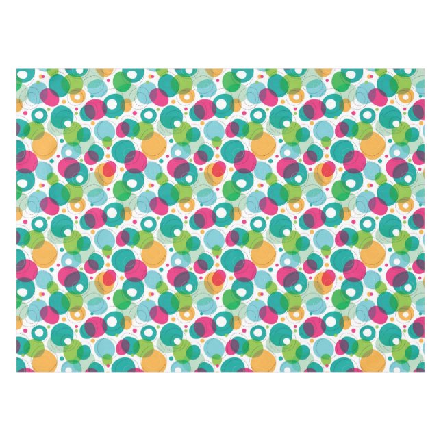 Nappe Motif rond d'enfants de bulles (Devant (Horizontal))