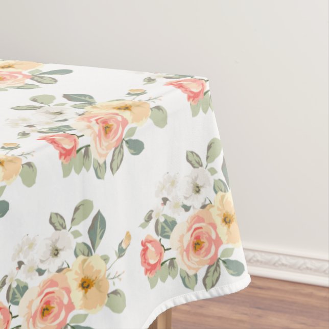 Nappe Motif Rose (In Situ)