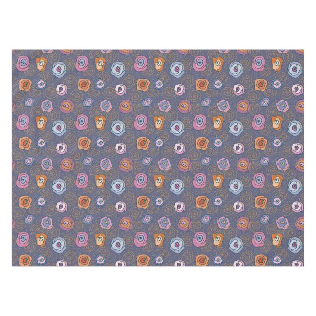 Nappe Motif rose de champ de résumé (Devant (Horizontal))