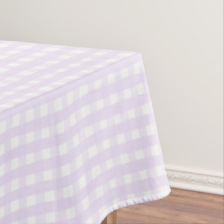Nappe Motif sans couture à carreaux gingham lilas peint