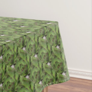 Nappe Motif Succulents Poules et pousses