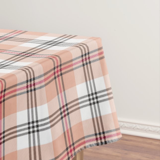 Nappe Motif Tartan beige (In Situ)