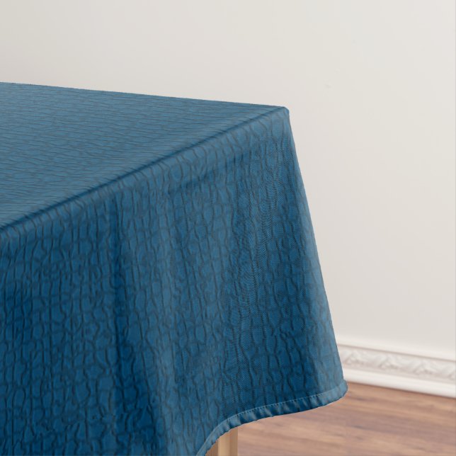 Nappe Motif texturé bleu solide mosaïque (In Situ)