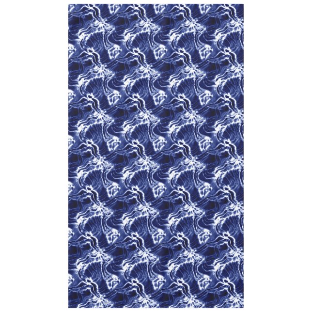 Nappe Motif tourbillonnant bleu (Devant)