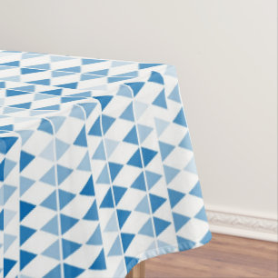 Nappe Motif triangle bleu