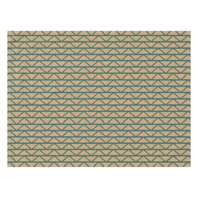 Nappe Motif tricoté par style ethnique (Devant (Horizontal))