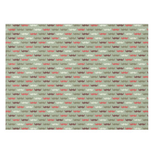 Nappe Motif vintage avec la moustache