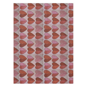 Nappe Motif vintage de coeur