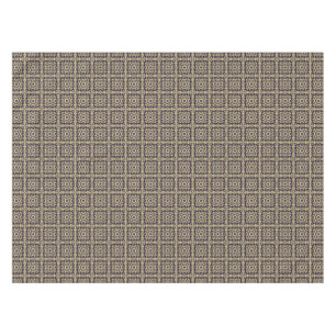 Nappe Motif vintage de damassé d'art, d'or