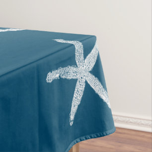 Nappe Motifs d'écrevisse blanche Couleur personnalisée