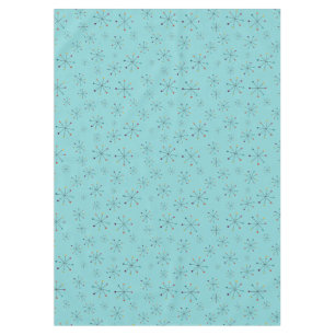 Nappe Moyen-siècle moderne de l'âge atomique Aqua Motif