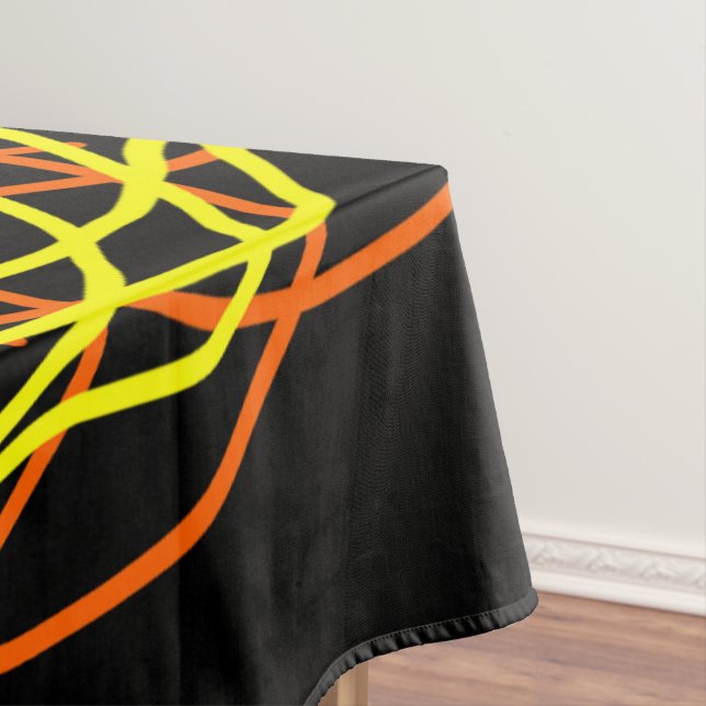 Nappe Nappe, Fleur Kaleidoscope Jaune Orange (In Situ)