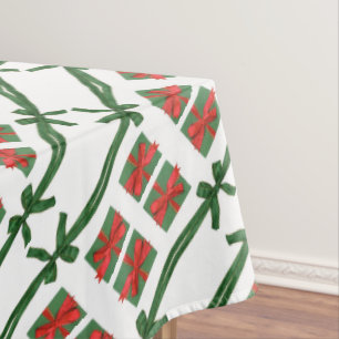 Nappe Nappe, Joyeux Noël Green Bows Rouge