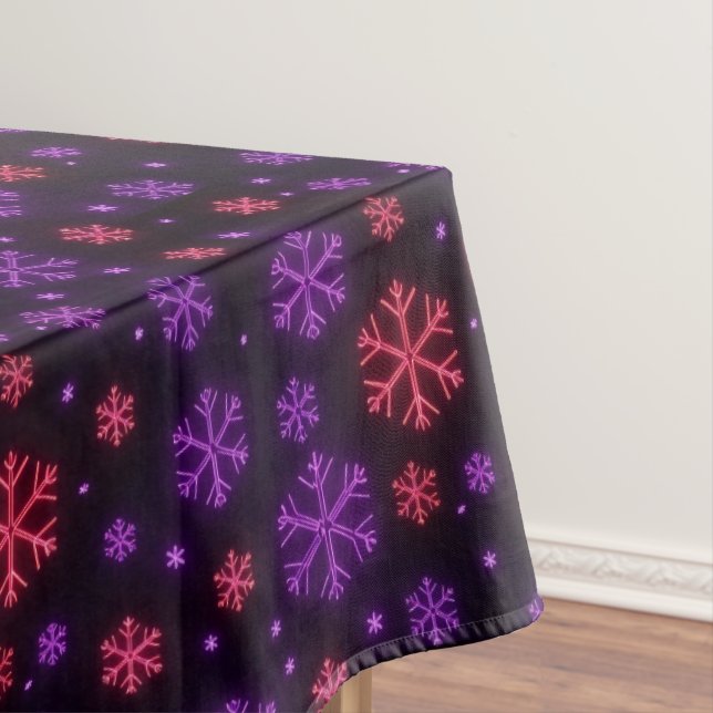 Nappe Neon Snowflakes (In Situ)