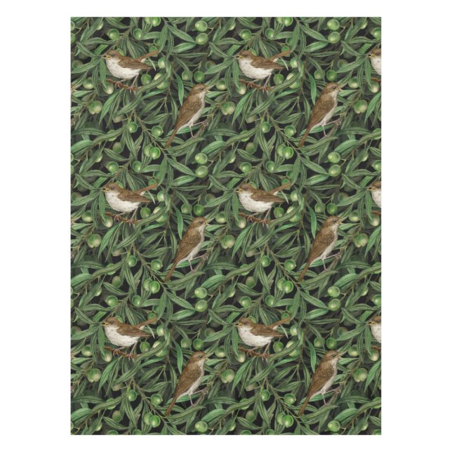 Nappe Nightingales dans l'olivier 3 (Devant)